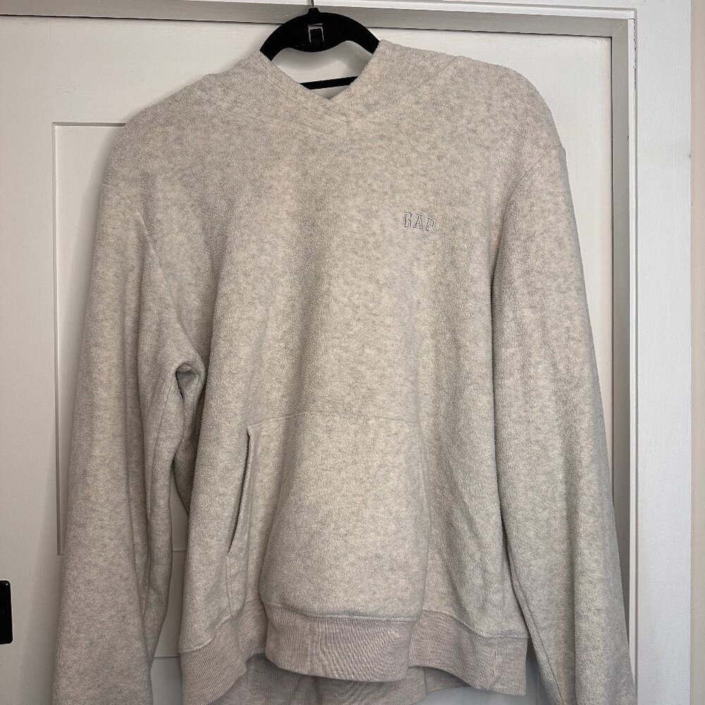 Vintage Gray Fleece Hoodie | Gap | XL